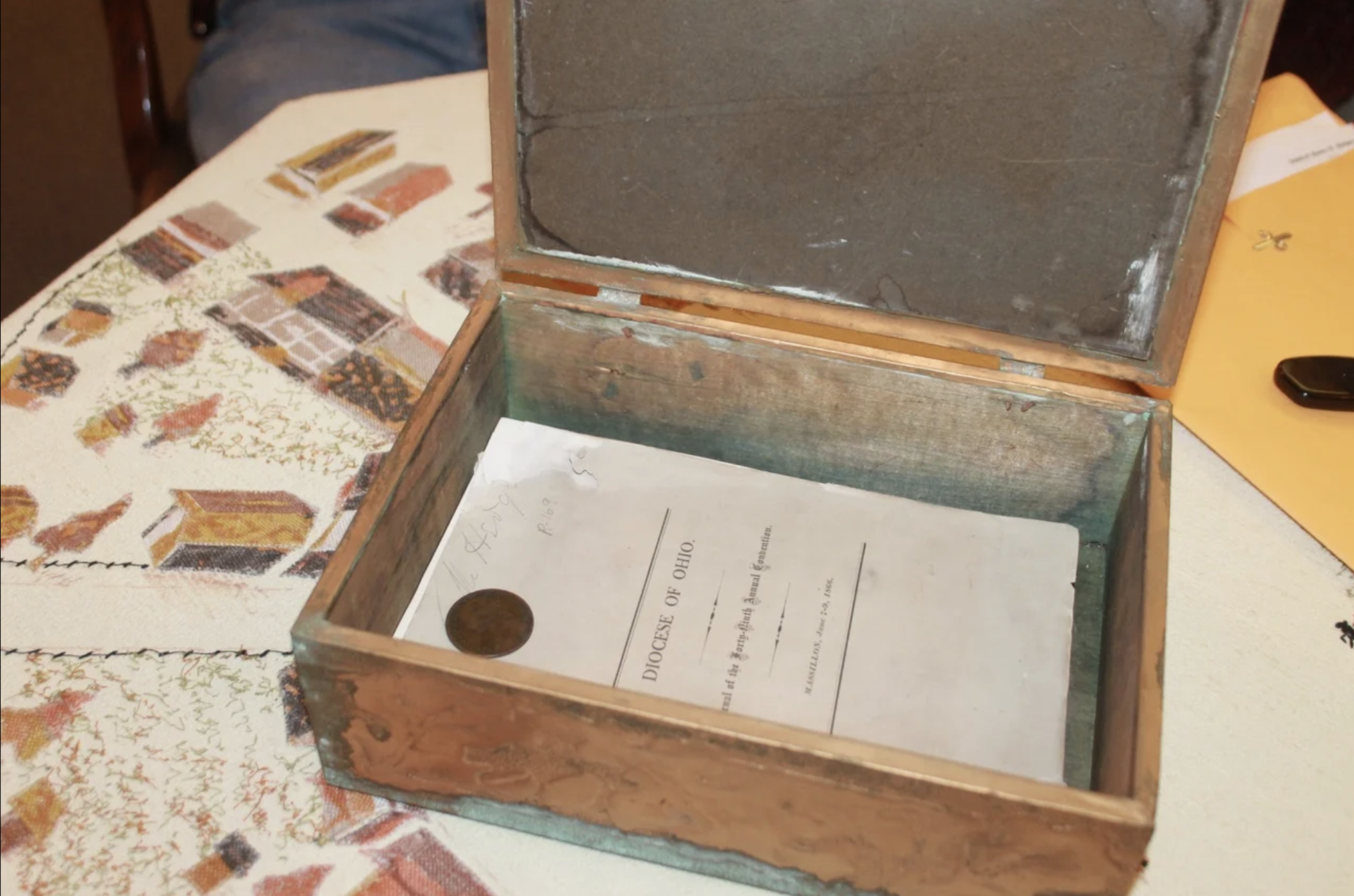 Time Capsule Found, But It's Missing a Check Made Out to
